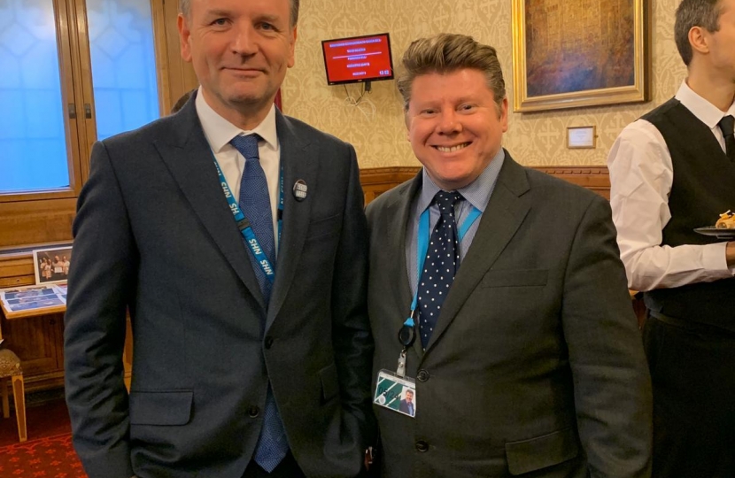 Dean met with the Chief Executive of the NHS