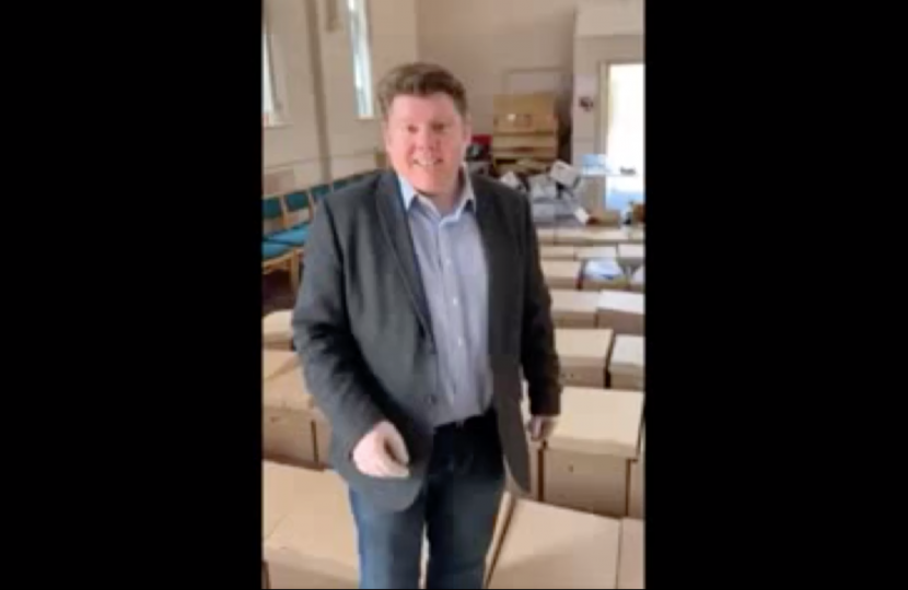 MP for Watford, Dean Russell records message for children, parents and staff at Cherry Tree and across the Trust.