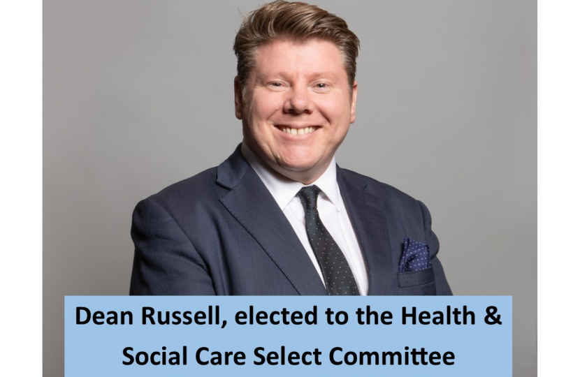 Dean Russell is the MP for Watford and a member of the Health & Social Care Select Committee.