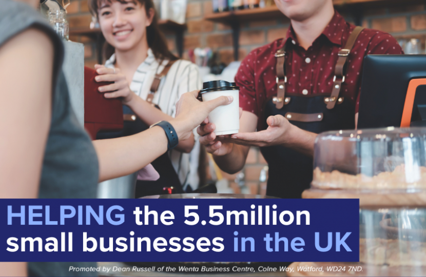 The Government is helping 5.5 million small businesses