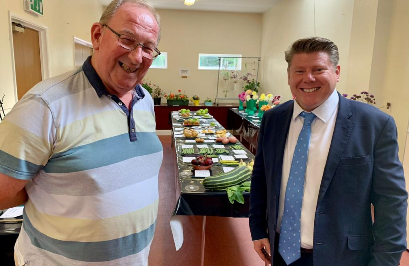 Dean Russell at Local Horticultural Show