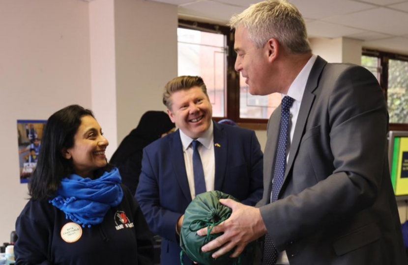 Dean Russell with Steve Barclay MP at Hand on Heart charity