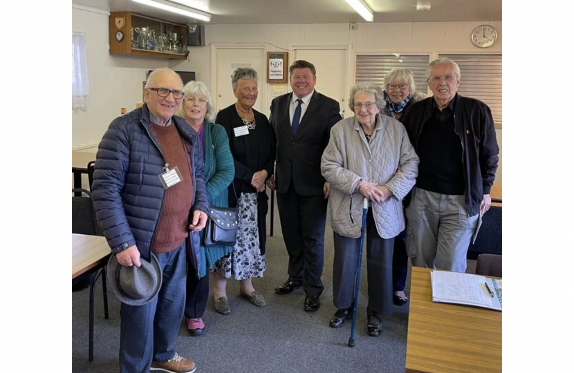 Dean Russell MP Visits New North Watford Veterans Support Group