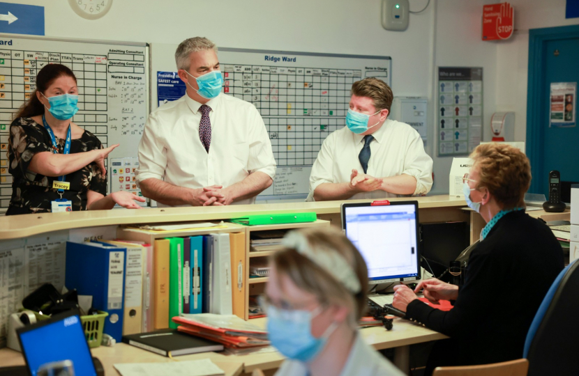 Dean Russell at Watford General Hospital