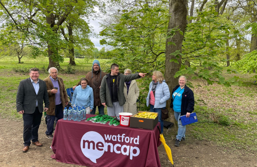 Dean Russell MP at Watford Mencap 10k Fun Run