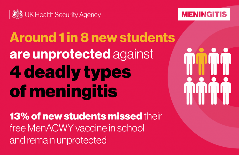 Meningitis vaccine poster