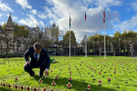 Dean Russell at Garden of Remembrance