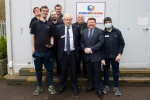 Dean Russell with Prime Minister Boris Johnson at Watford Workshop