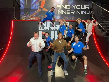 Dean Russell at Ninja Warrior UK in Watford