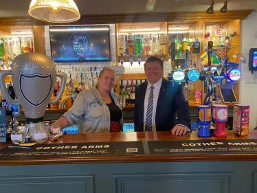 Dean Russell visits Cother Arms