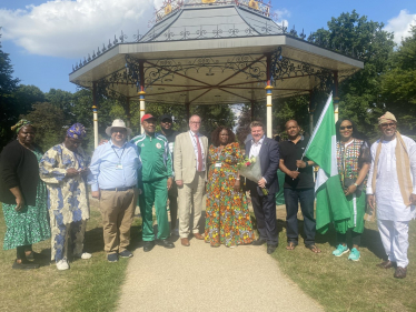 Dean Russell at Nigerians for Watford