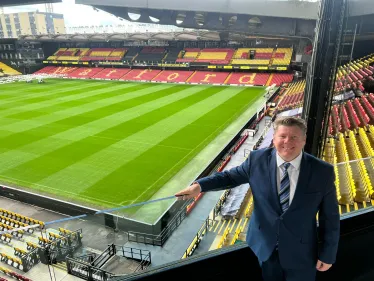 Dean Russell at Vicarage Road