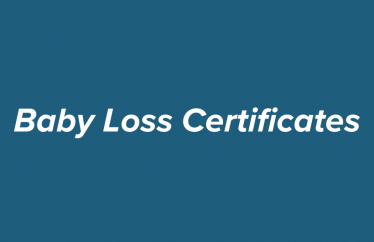 Baby loss certificate
