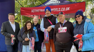 Dean Russell MP at Watford Mencap 10k Fun Run