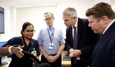 Dean Russell and Health Secretary Steve Barclay visit Watford General Hospital