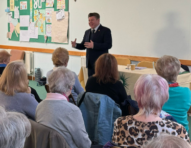 Dean Russell MP visits Townwomen's Guild in Watford