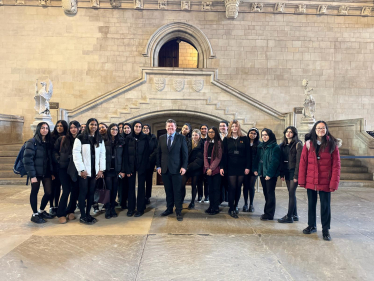 Dean Russell MP with Watford Girls School