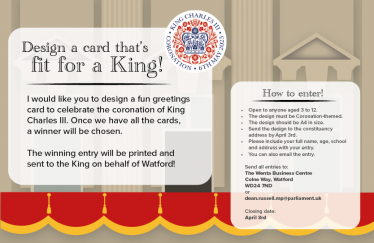 Coronation Card competition